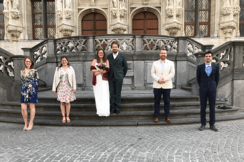 Liessa & Thijs: burgerlijk huwelijk tijdens de corona-lockdown
