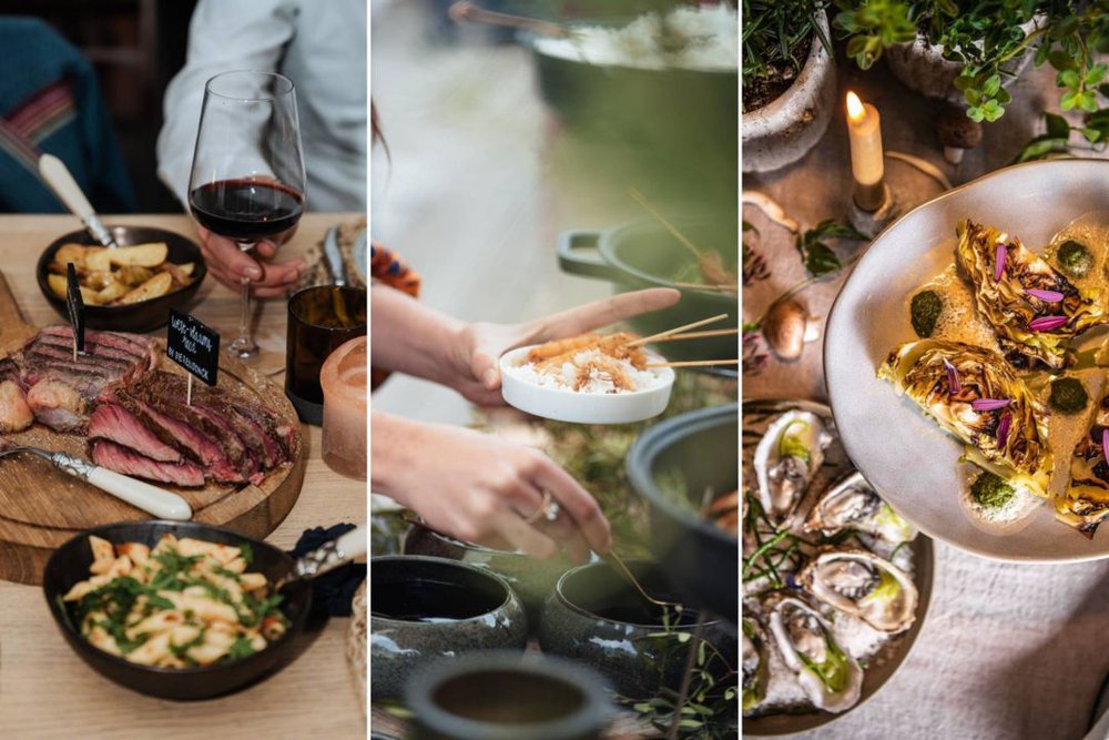 Food sharing at your wedding? Cosy dining together!