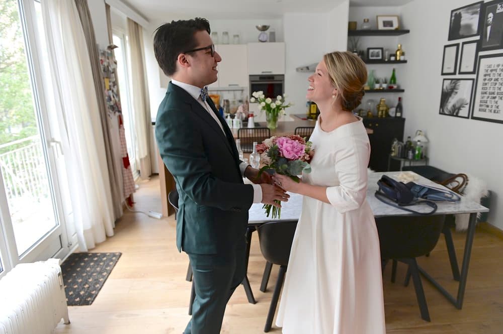 Louise & Mathias’ intieme burgerlijke corona trouw