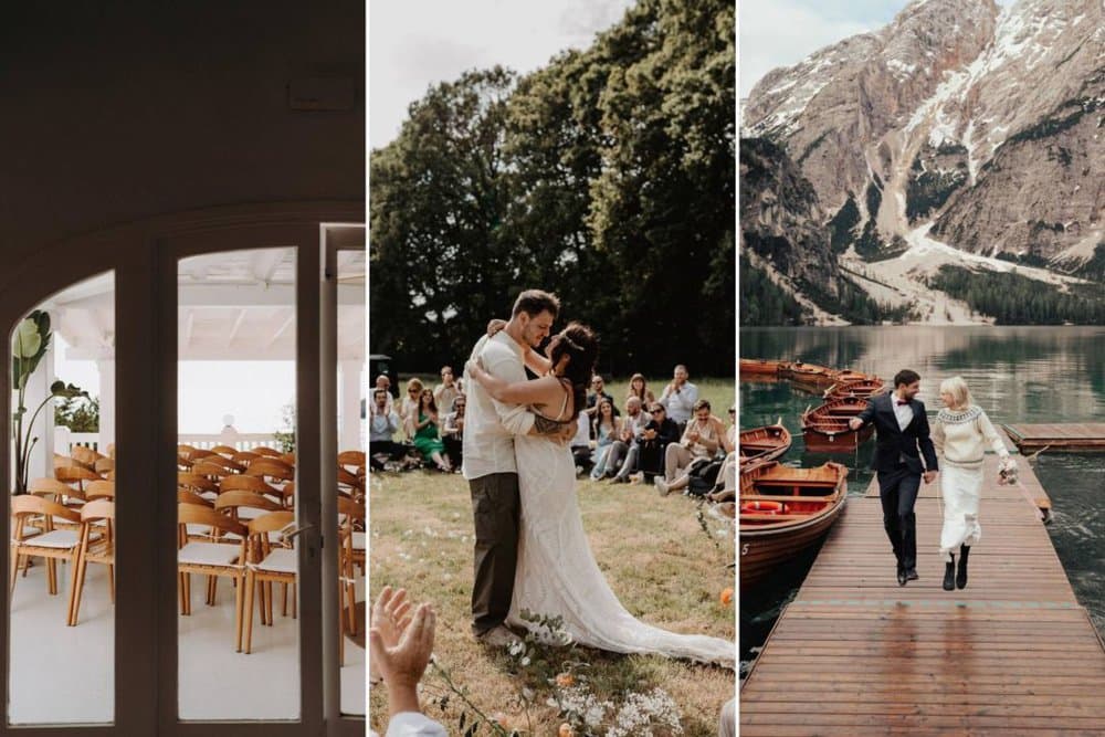 Intimate wedding party, “en petit comité”