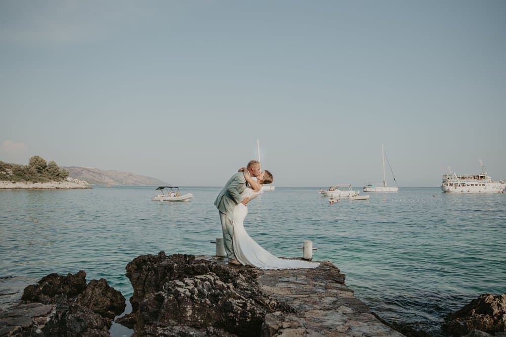 Het romantische avontuur van Melanie en Robert in Kroatië