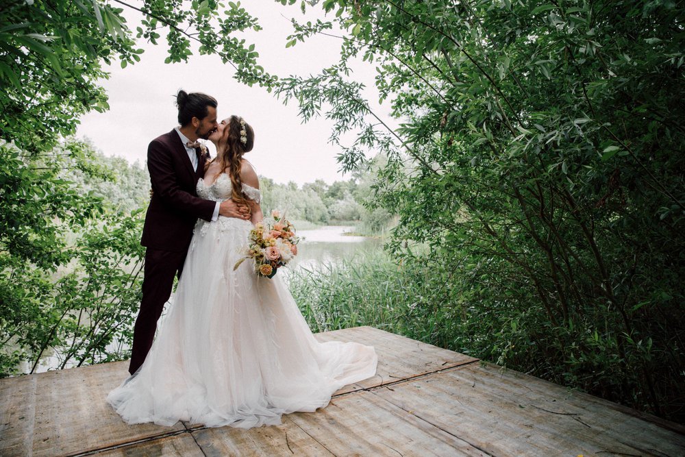 Het prachtige Bohemian huwelijk van Thalia & Timothy