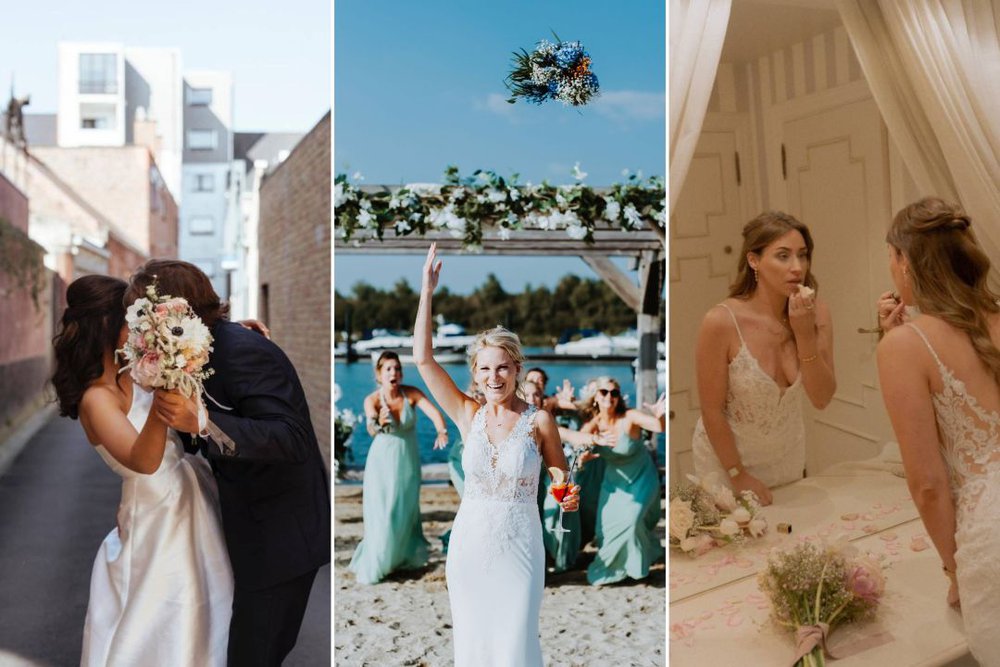 Throwing your wedding bouquet