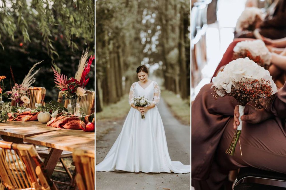Mariage en automne? Ces fleurs vous feront dire 'I Do'!