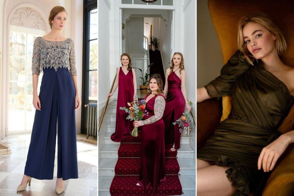 Feestelijke jurken voor een kersthuwelijk: mix, match & shine