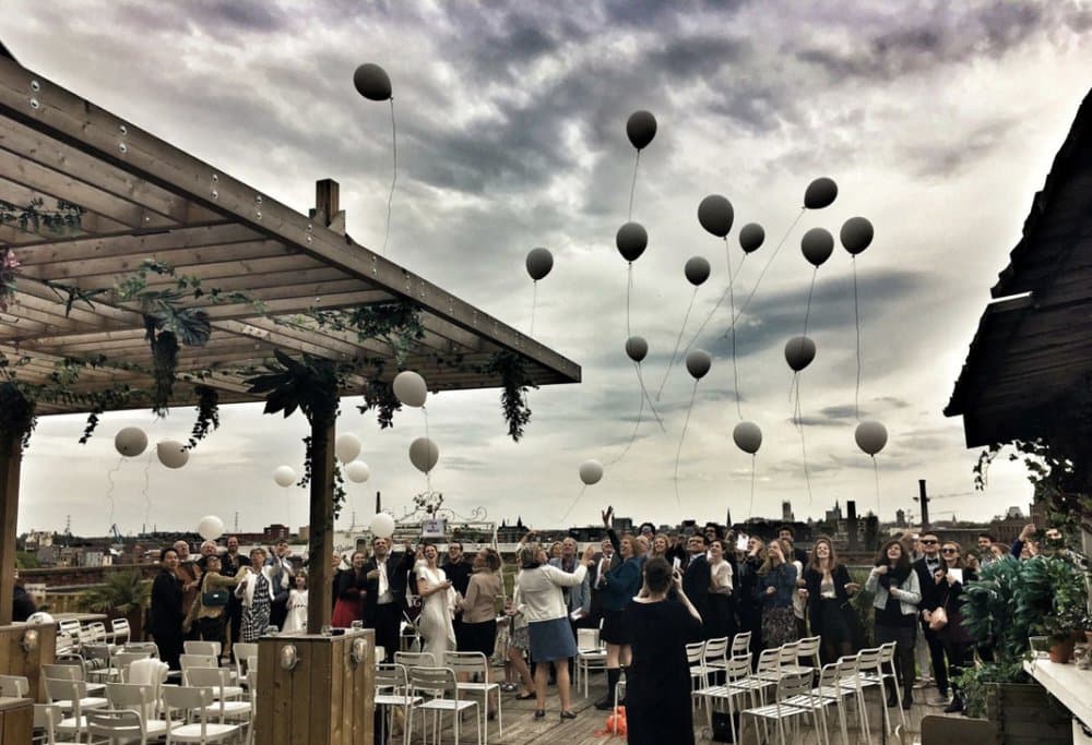 Ballonnen op je huwelijk? Mega trendy!