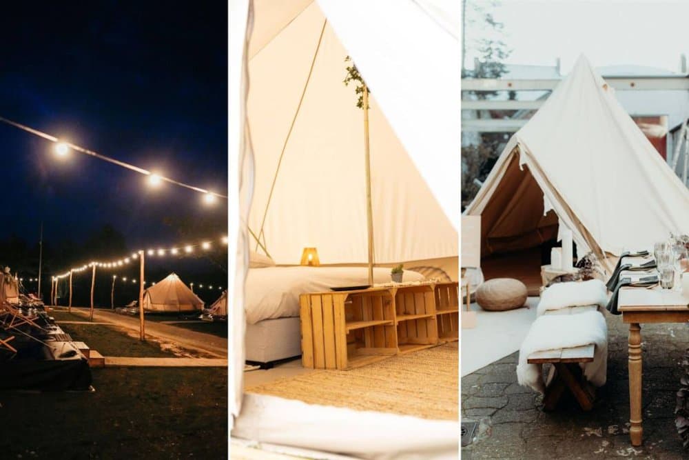 Glamping op je bruiloft? De leukste locaties en ideeën voor je wedding glamping!