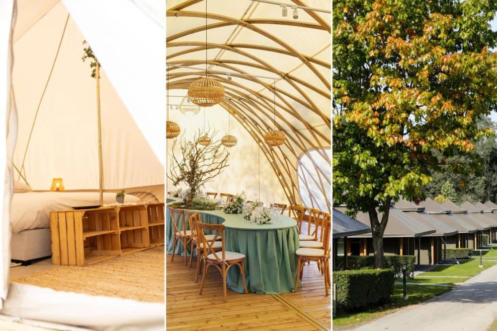 Origineel overnachten na je trouwfeest? Laat je gasten slapen in een tent!
