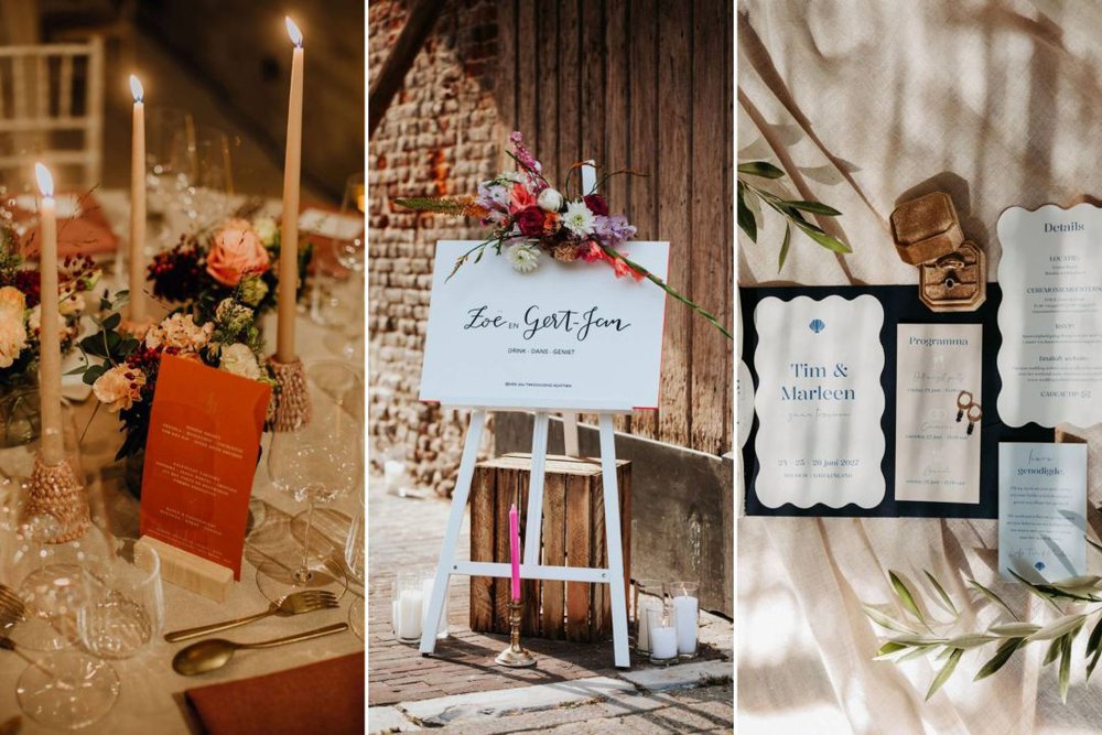 La conception graphique: bien plus que les invitations et les menus de votre mariage!