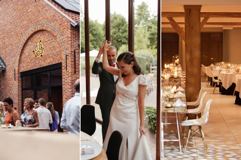 Une ferme chaleureuse comme salle de fête dans le Brabant flamand