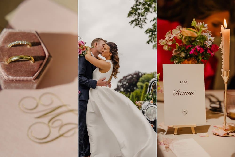 Het Italiaans-getinte huwelijk van Marie-Sophie & Jasper in Vaernewijck