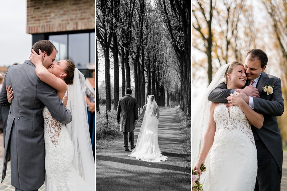 Een vleugje Bridgerton en een Top Gun-serenade: Laura & Karl’s filmwaardige huwelijk