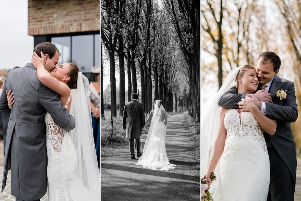 Een vleugje Bridgerton en een Top Gun-serenade: Laura & Karl’s filmwaardige huwelijk