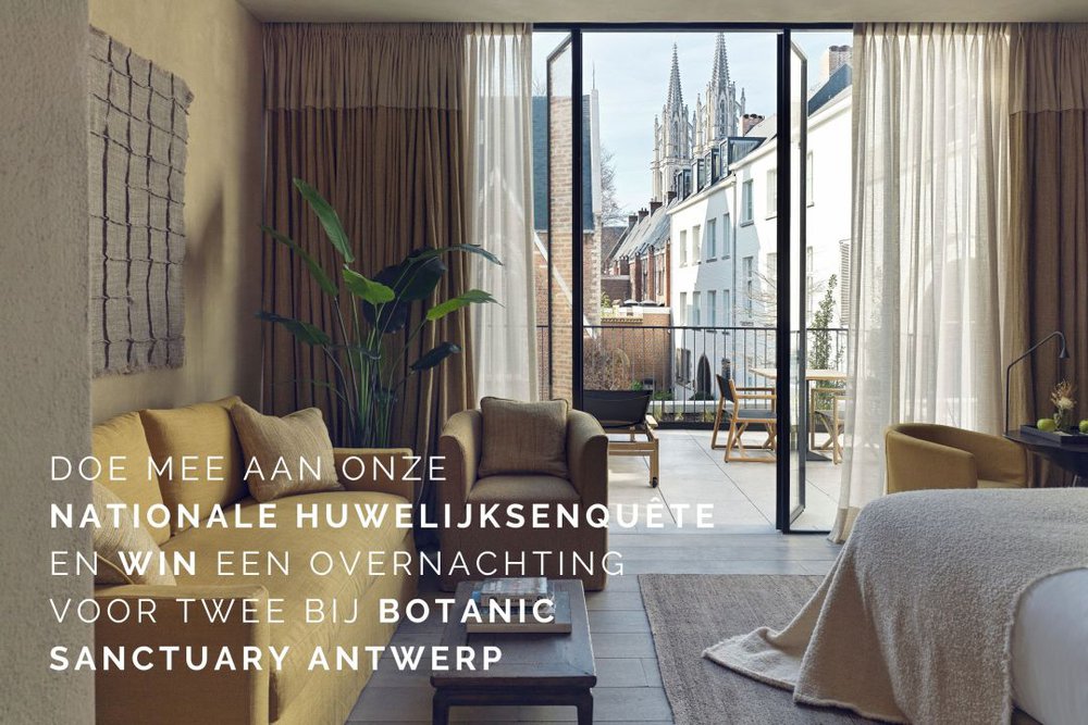 Doe mee aan de Nationale Huwelijksenquête (en win een luxe overnachting voor twee)!