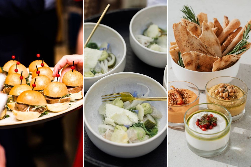Van mini-burgers tot sushi: hapjes voor je trouwfeest die scoren