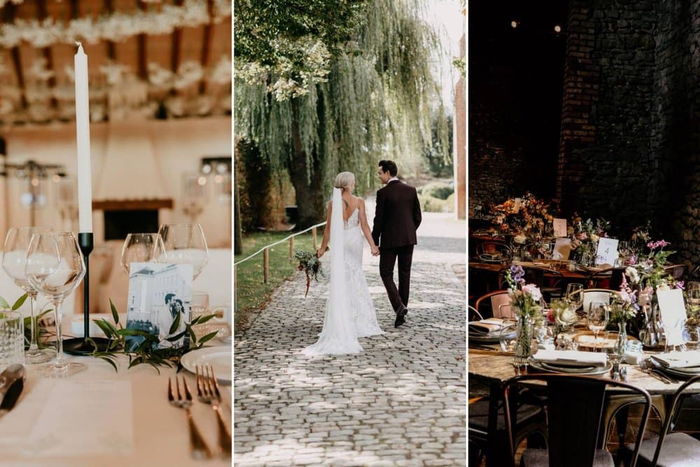 Romantische feestzalen voor je droomhuwelijk