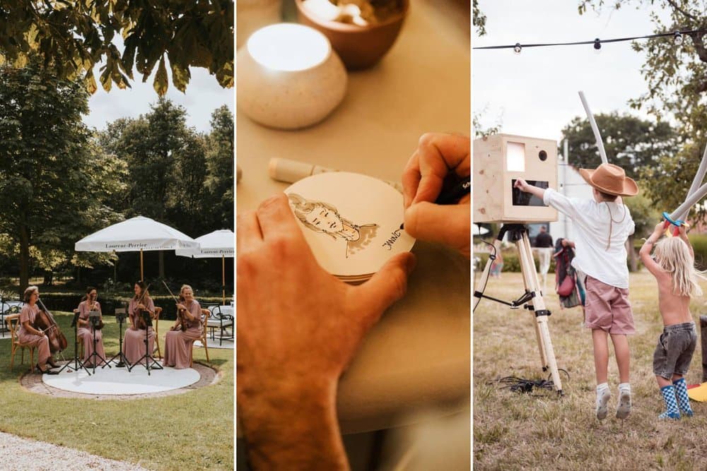 Interactieve animatie voor je huwelijk: 10 ideeën die gasten verrassen