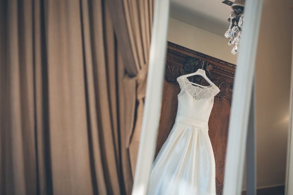 Who are you going to buy your wedding dress with?