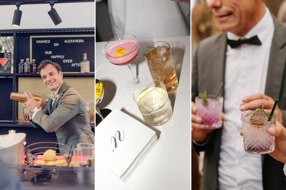 Des Mojitos aux Martinis: la carte des cocktails idéale pour votre fête de mariage
