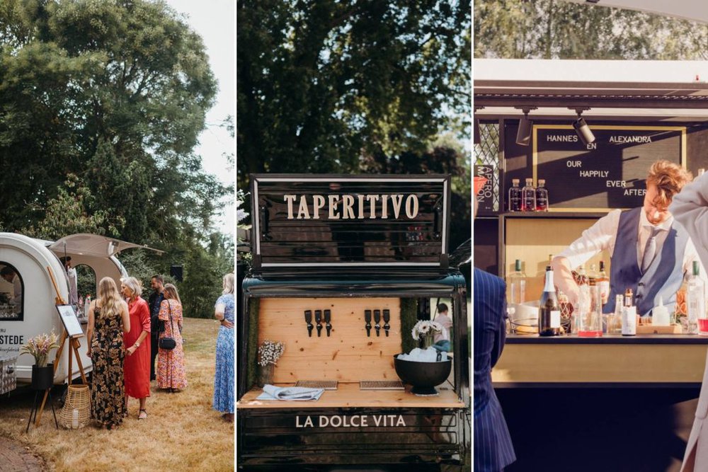 5 étapes pour un bar mobile lors de votre fête de mariage
