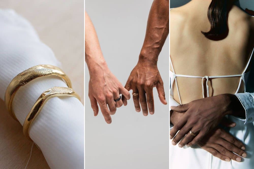 6 eigentijdse ideeën voor moderne trouwringen met karakter