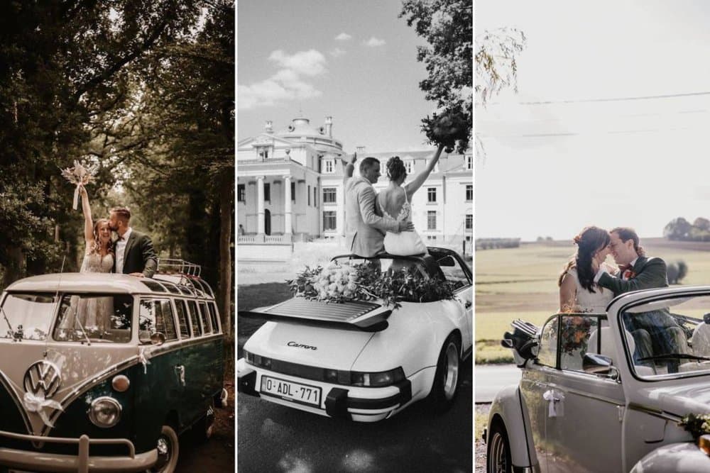 12x originele ceremoniewagens voor een grand entrance op je trouwdag