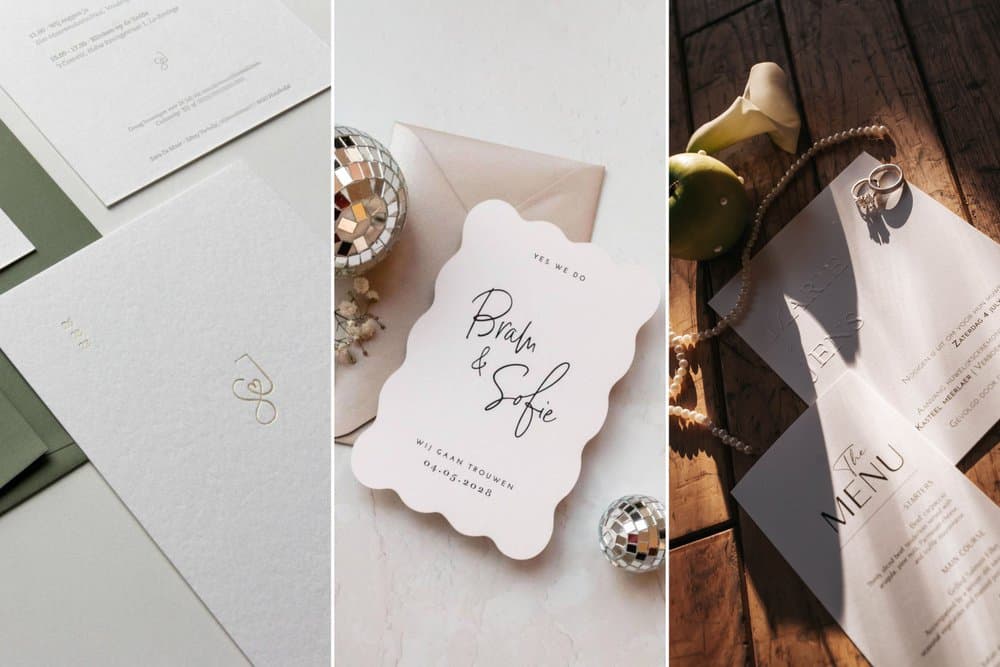 Originele uitnodigingen voor je huwelijk: 9 creatieve ideeën die opvallen