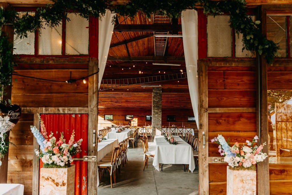 Getting married with a high ‘outdoor’ feel? Go for a barn wedding!