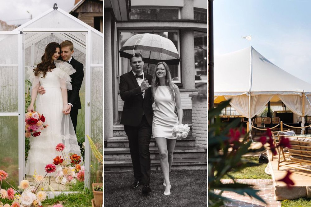 La pluie à votre mariage - voici comment être armé!