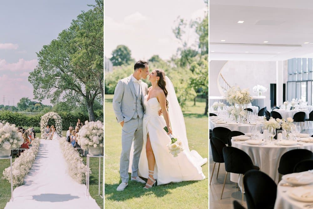 Melissa & Dion’s glamoureuze huwelijk in Hove van Herpelgem