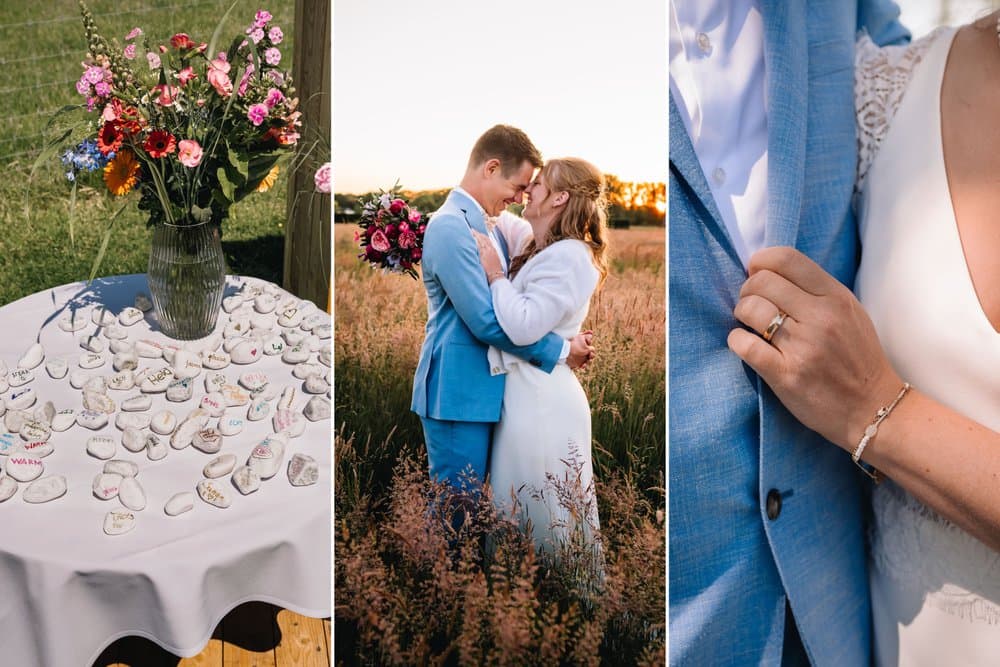 Het ‘casual vibe’ huwelijksfeest van Elien & Frederik