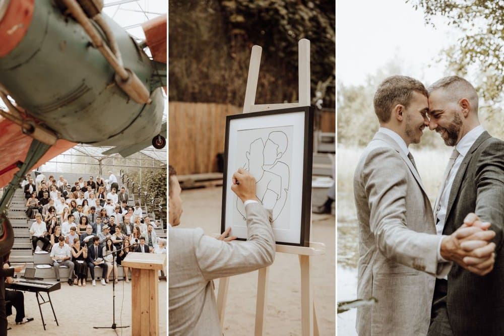 Mariage brésilien-belge de Diego et Peter