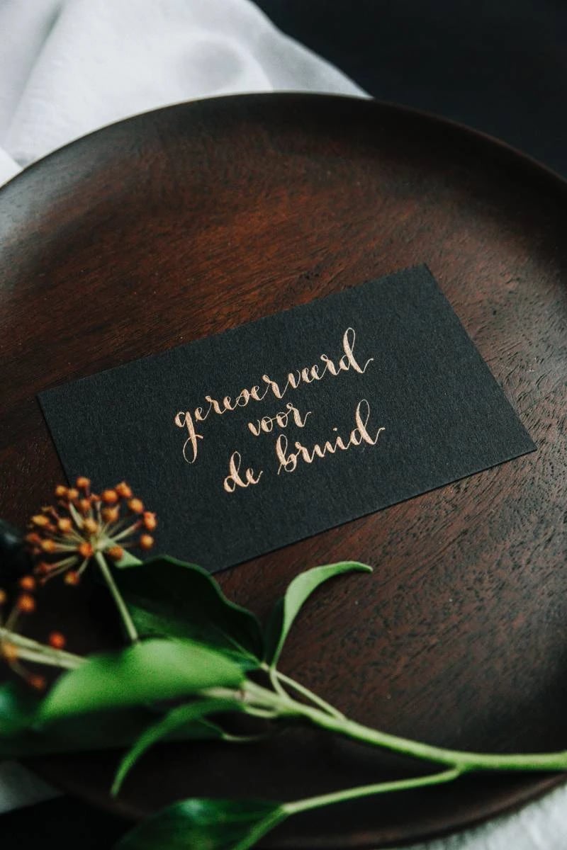 Letters and Styling - Tasja Van Rymenant - Drukwerk -- House of Weddings