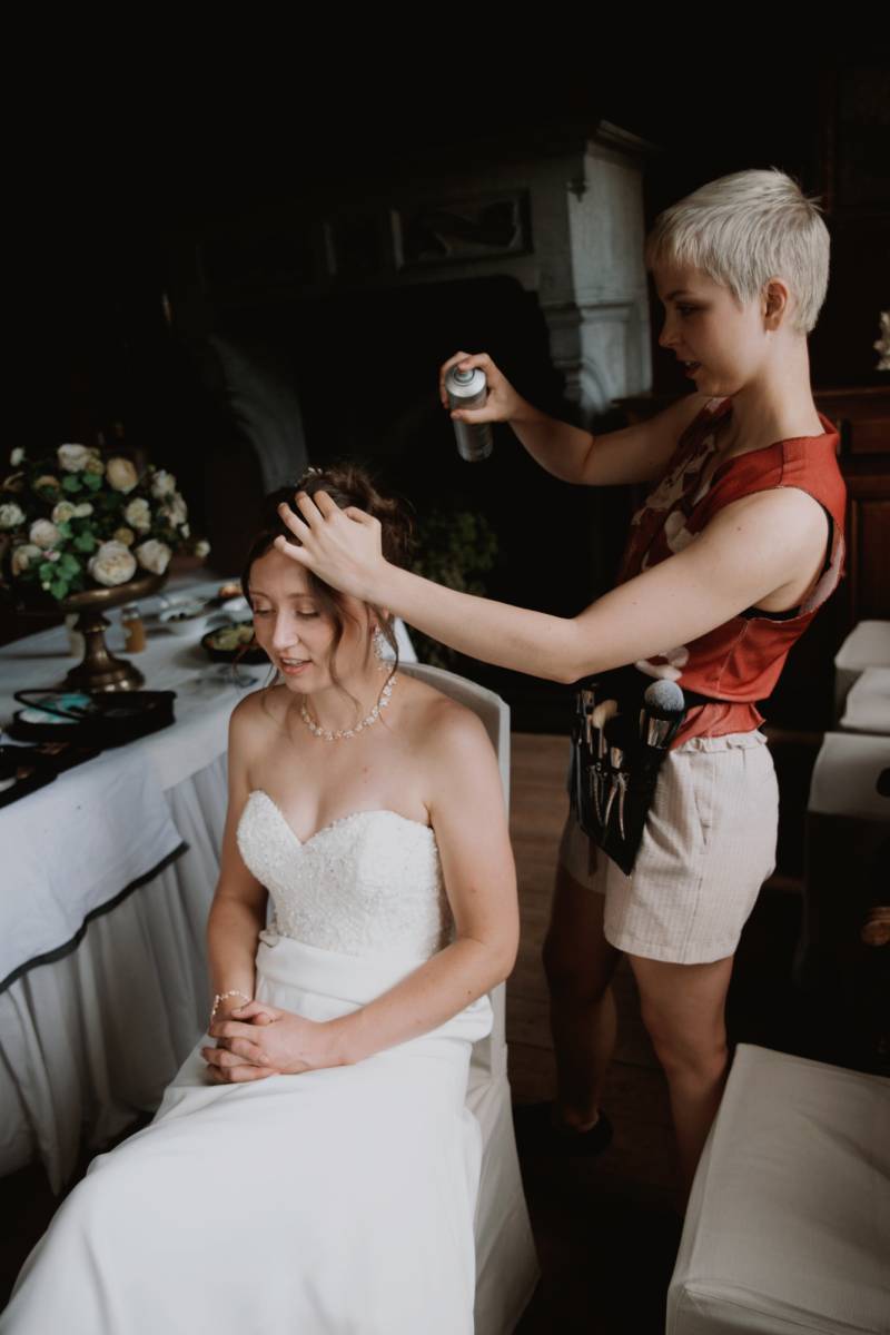 EMIMUA - Bruidsmake-up - Fotograaf: Charite Smet - House of Weddings