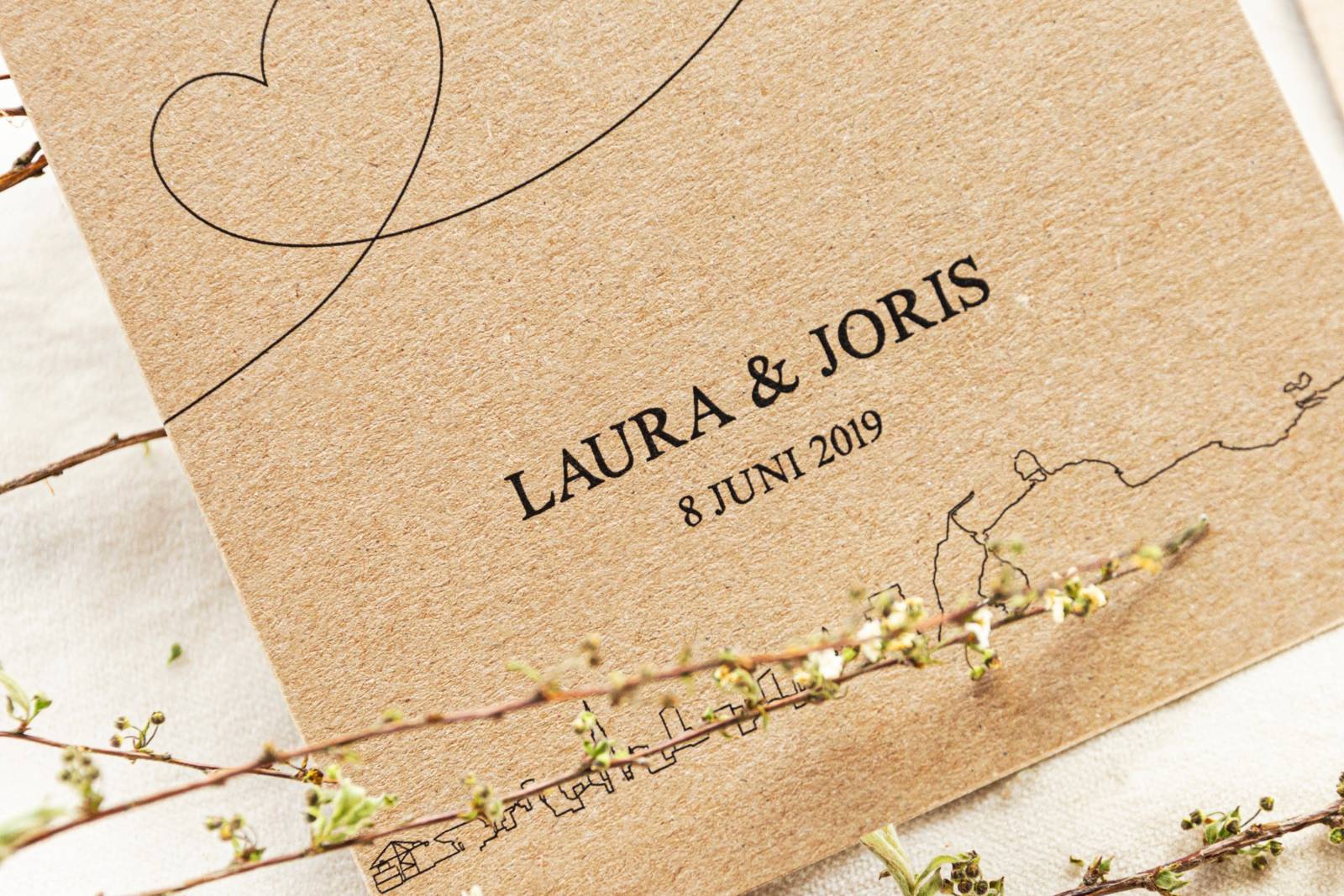 Designcards - trouwuitnodiging - drukwerk huwelijk - grafisch design - House of Weddings - 22