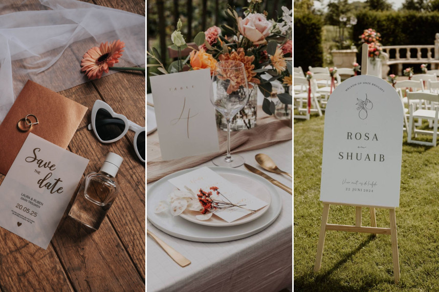 mooi huwelijksdrukwerk